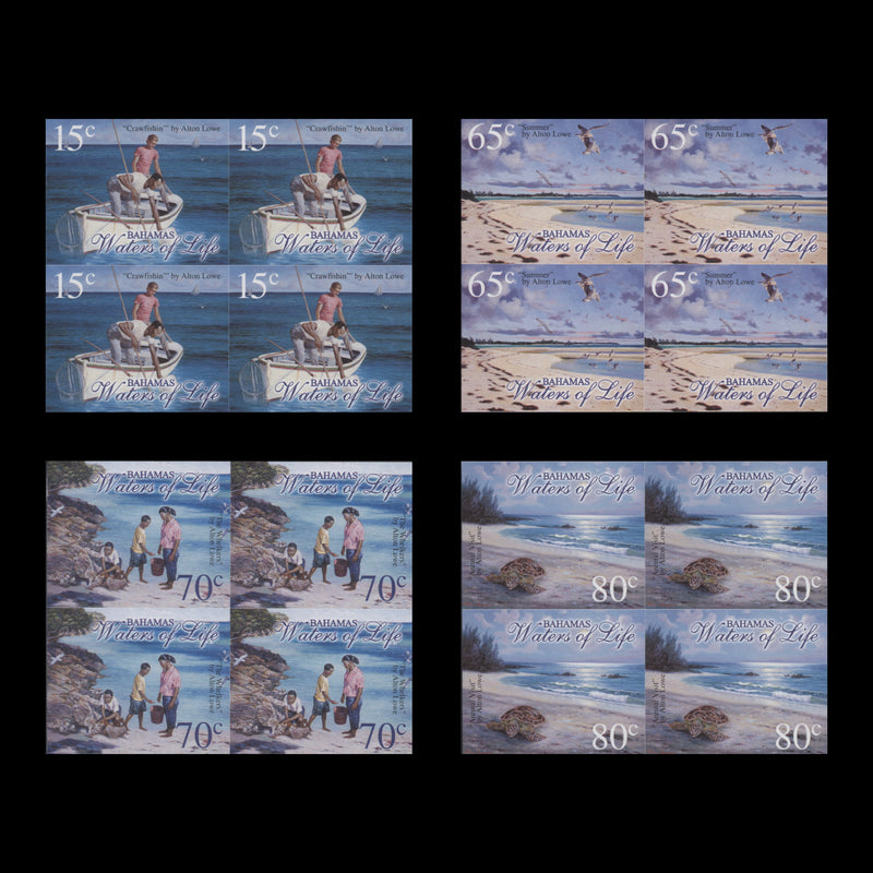 Bahamas 2003 Waters of Life imperf proof blocks