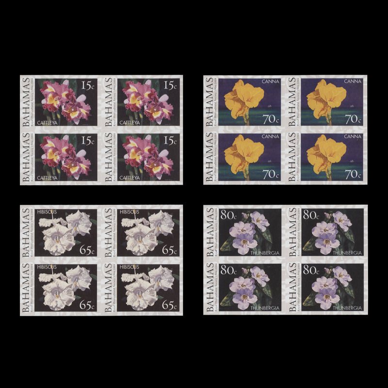 Bahamas 2004 Royal Horticultural Society Bicentenary imperf proof blocks