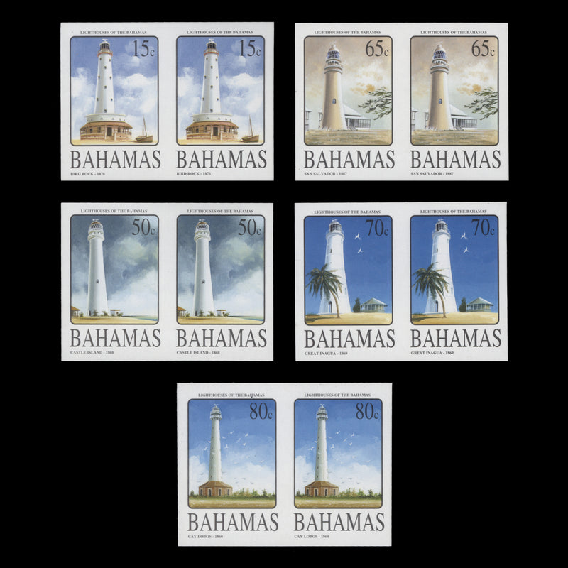 Bahamas 2005 Lighthouses imperf proof pairs