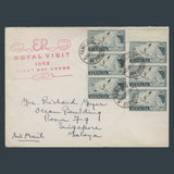 Bermuda 1953 Royal Visit first day cover signed by Bernard Brown