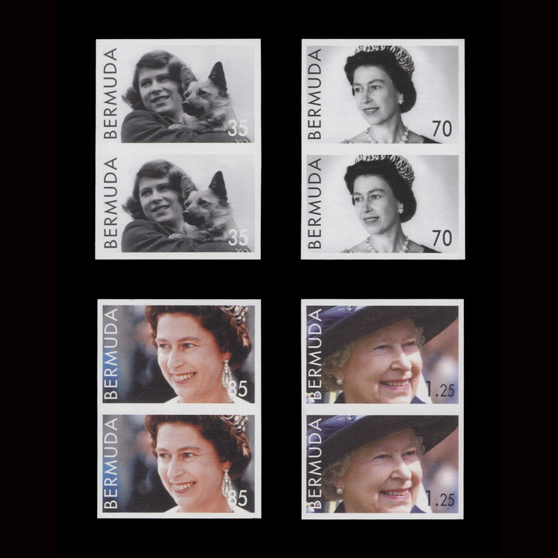 Bermuda 2006 Queen Elizabeth II's Birthday imperforate proof pairs