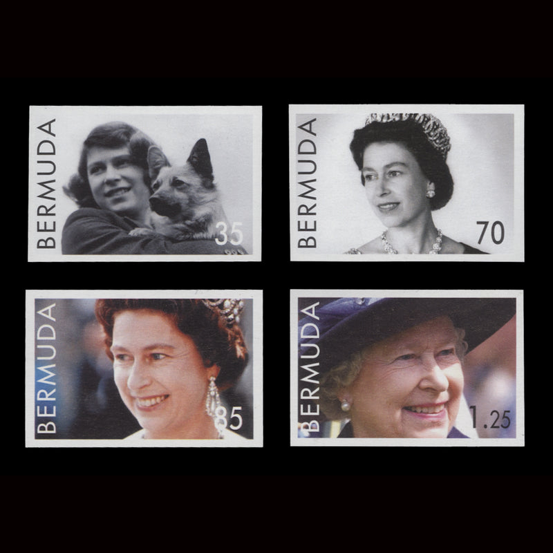 Bermuda 2006 Queen Elizabeth II's Birthday imperforate proof singles