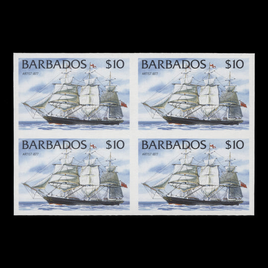 Barbados 1994 Artist imperf proof block