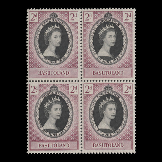 Basutoland 1953 (MNH) 2d Coronation block