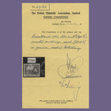 Basutoland 1961 (Variety) 2½c/3d Basuto Household with inverted surcharge