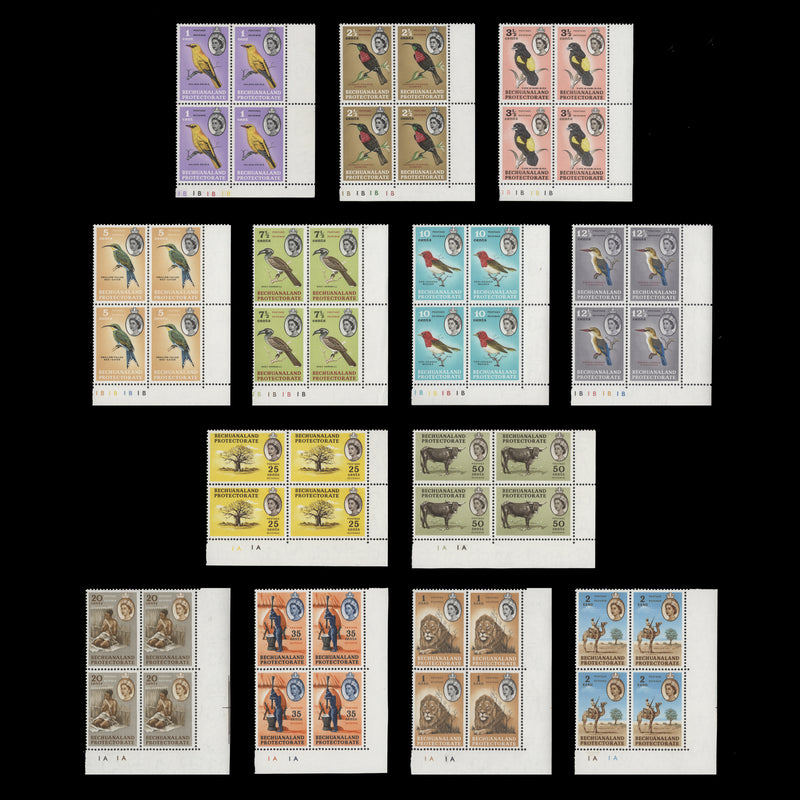10 Different US Stamp Plate Blocks – Mint Never Hinged 5 Cent Denomination