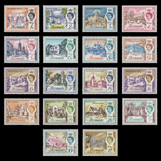 Bermuda 1962 (MLH) Architecture Definitives, upright watermark