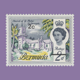 Bermuda 1970 (Variety) 2c/2d Church of St Peter missing lilac