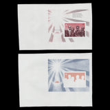 Biafra 1969 Independence Anniversary uncut miniature sheet separation proofs