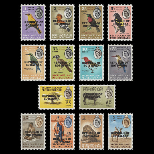 Botswana 1966 (MNH) Provisionals