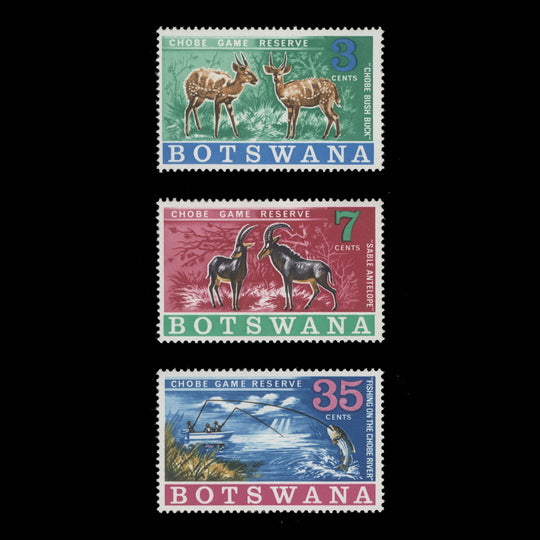 Botswana 1967 (MNH) Chobe Game Reserve set