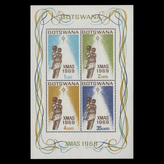 Botswana 1969 (MNH) Christmas miniature sheet