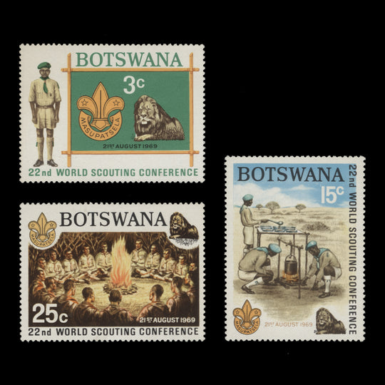 Botswana 1969 (MNH) Scouting Conference, Helsinki set