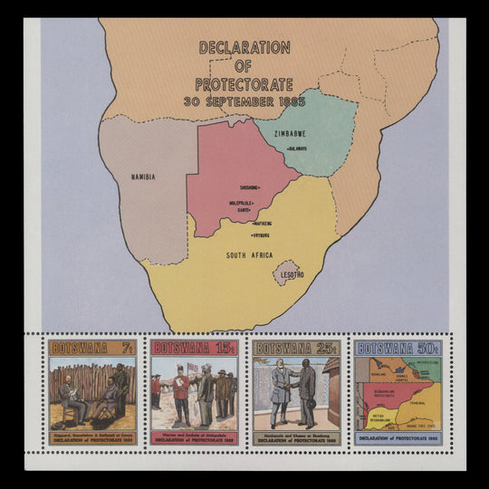 Botswana 1985 (MNH) Protectorate Centenary miniature sheet