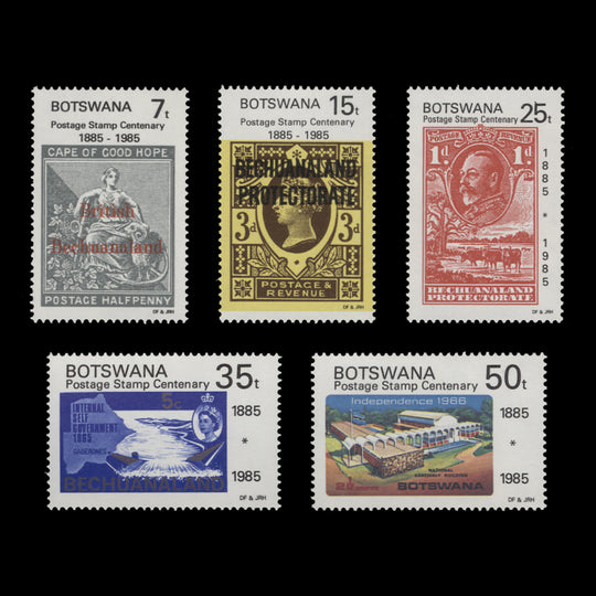 Botswana 1985 (MNH) Stamp Centenary set