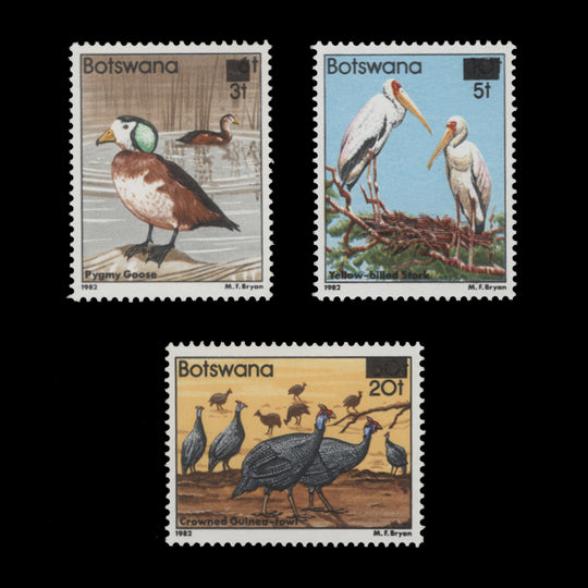 Botswana 1987 (MNH) Birds provisionals