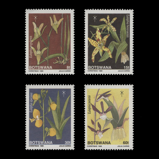 Botswana 1989 (MNH) Christmas/Orchids set