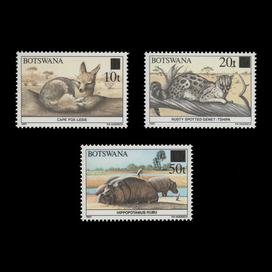 Botswana 1990 (MNH) Wildlife provisionals
