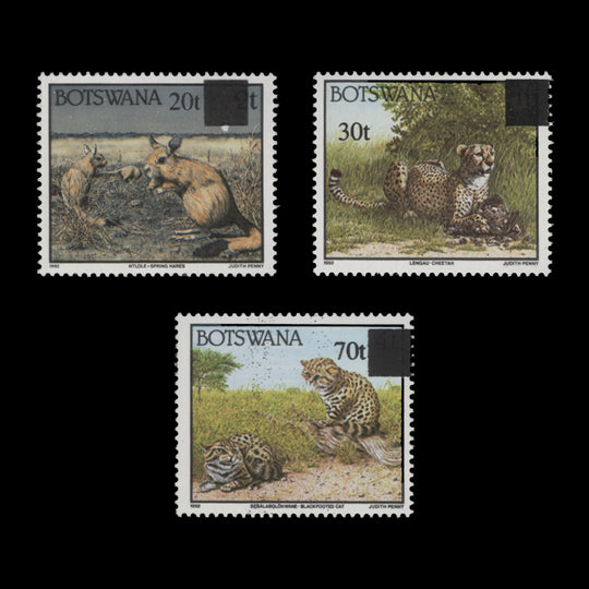Botswana 1996 (MNH) Wildlife provisionals