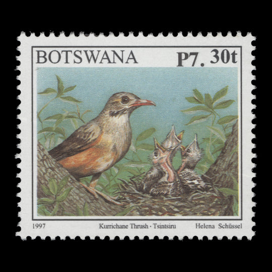 Botswana 2013 (MNH) P7.30 Kurrichane Thrush single
