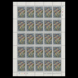 British Honduras 1970 (MNH) Orchids panes of 25 stamps