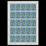 British Honduras 1970 (MNH) Orchids panes of 25 stamps