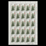 British Honduras 1972 (MNH) Indigenous Hardwoods panes of 25 stamps