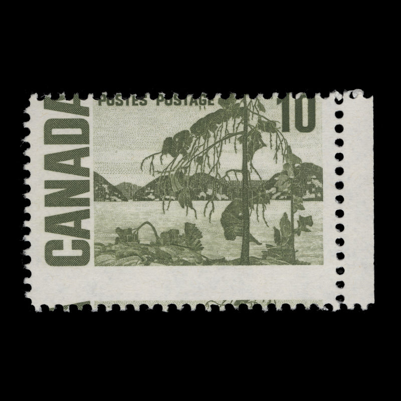 Canada 1967 (Variety) 10c Jack Pine with perf shift