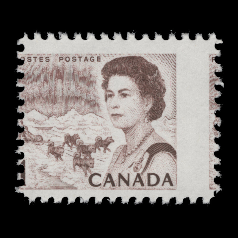 Canada 1971 (Variety) 1c Queen Elizabeth II with perf shift