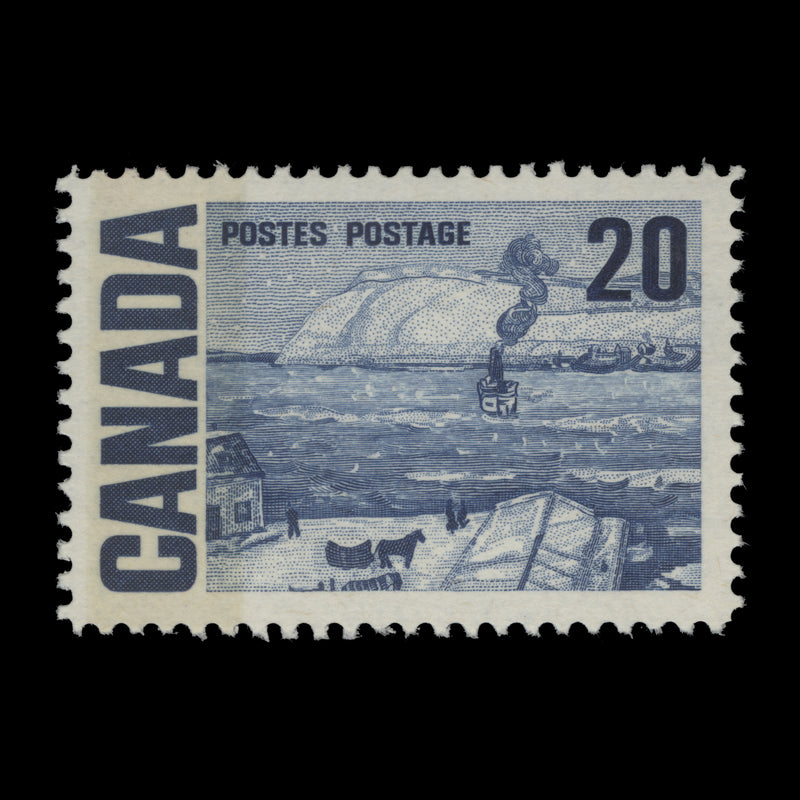 Canada 1972 (Variety) 20c Quebec Ferry with one broad phosphor band