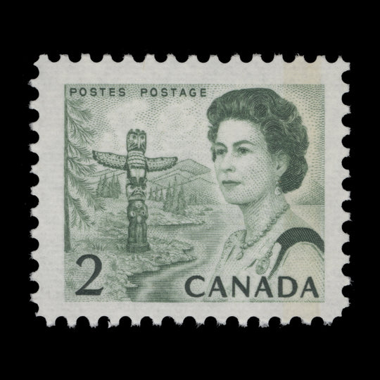 Canada 1972 (Variety) 2c Queen Elizabeth II with one phosphor band