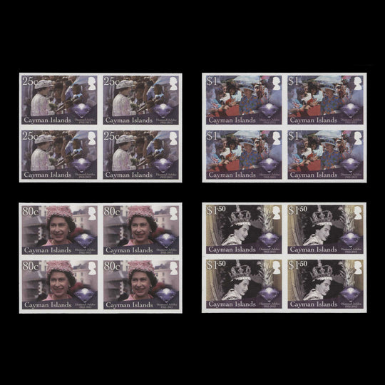 Cayman Islands 2012 Diamond Jubilee imperf proof blocks