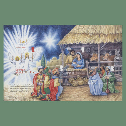 Cayman Islands 2005 Christmas imperf proof miniature sheet