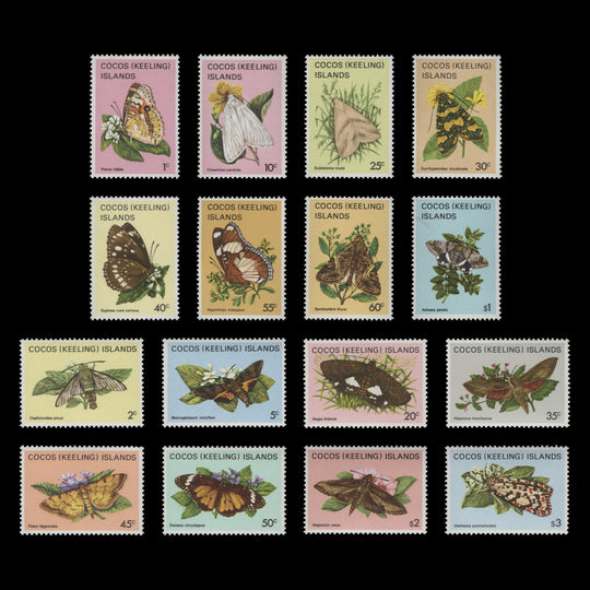 Cocos (Keeling) Islands (MNH) 1982-83 Butterflies definitives
