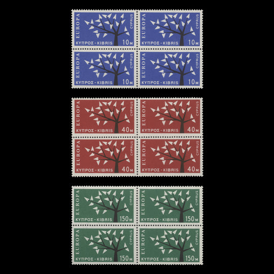 Cyprus 1963 (MLH) Europa blocks