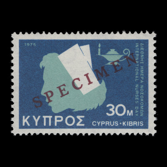 Cyprus 1975 (MNH) International Nurses' Day with SPECIMEN overprint