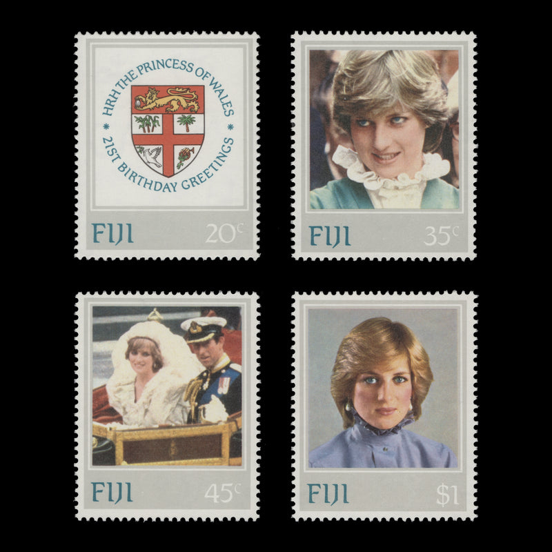 Fiji 1982 (MNH) Princess Diana's Birthday set