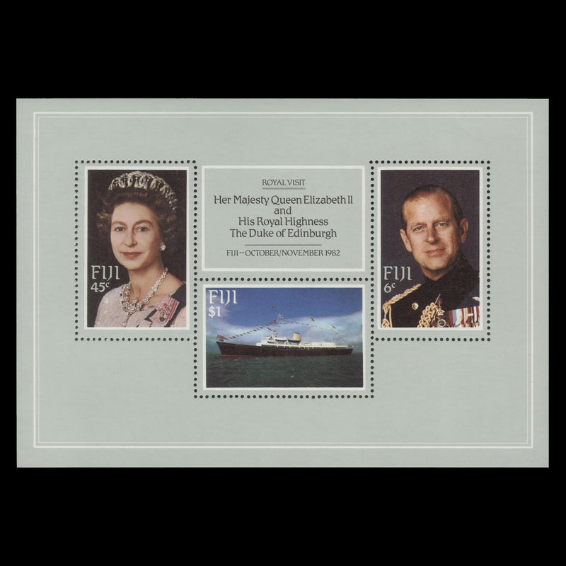 Fiji 1982 (MNH) Royal Visit miniature sheet