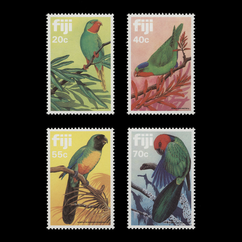 Fiji 1983 (MNH) Parrots set