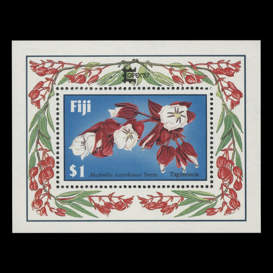 Fiji 1987 (MNH) Stamp Exhibition, Toronto miniature sheet