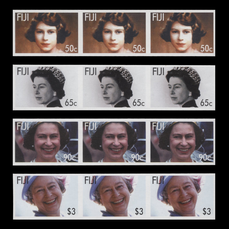 Fiji 2006 Queen Elizabeth II's Birthday imperf proof strips