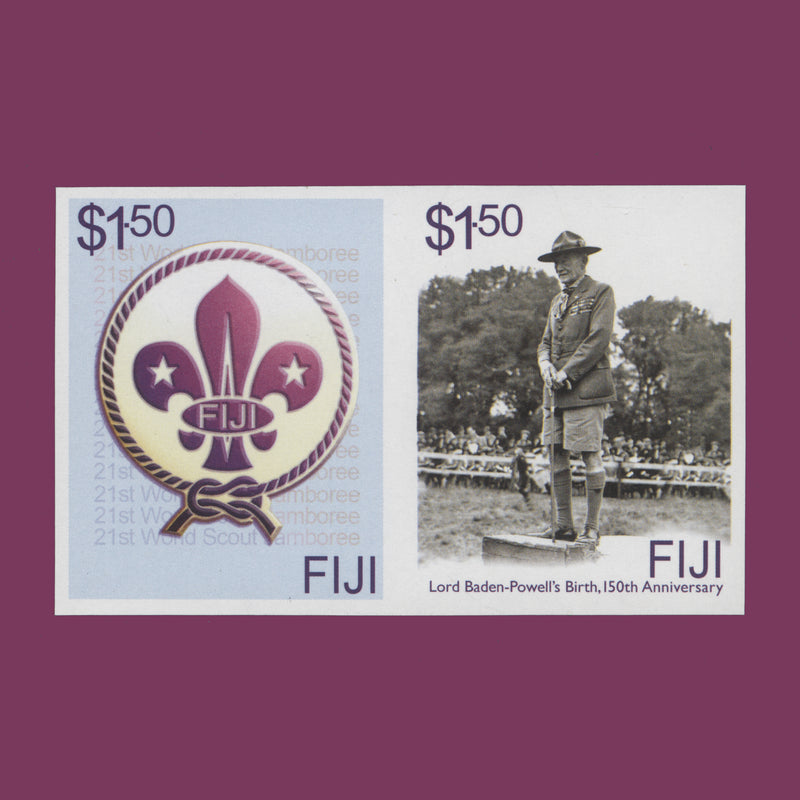 Fiji 2007 $1.50 Scouting Centenary imperf proof pair