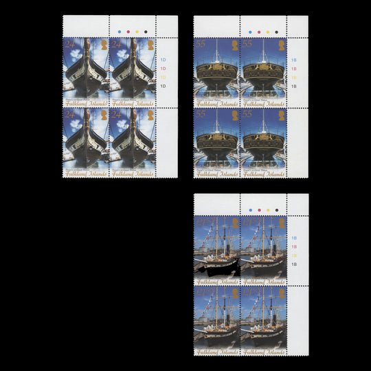 Falkland Islands 2006 (MNH) Maritime Heritage plate blocks