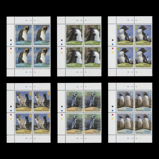 Falkland Islands 2010 (MNH) Breeding Penguins plate blocks