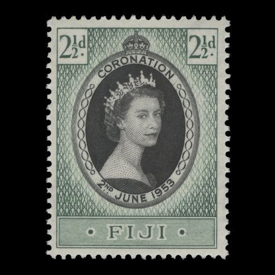 Fiji 1953 (MNH) 2½d Coronation single