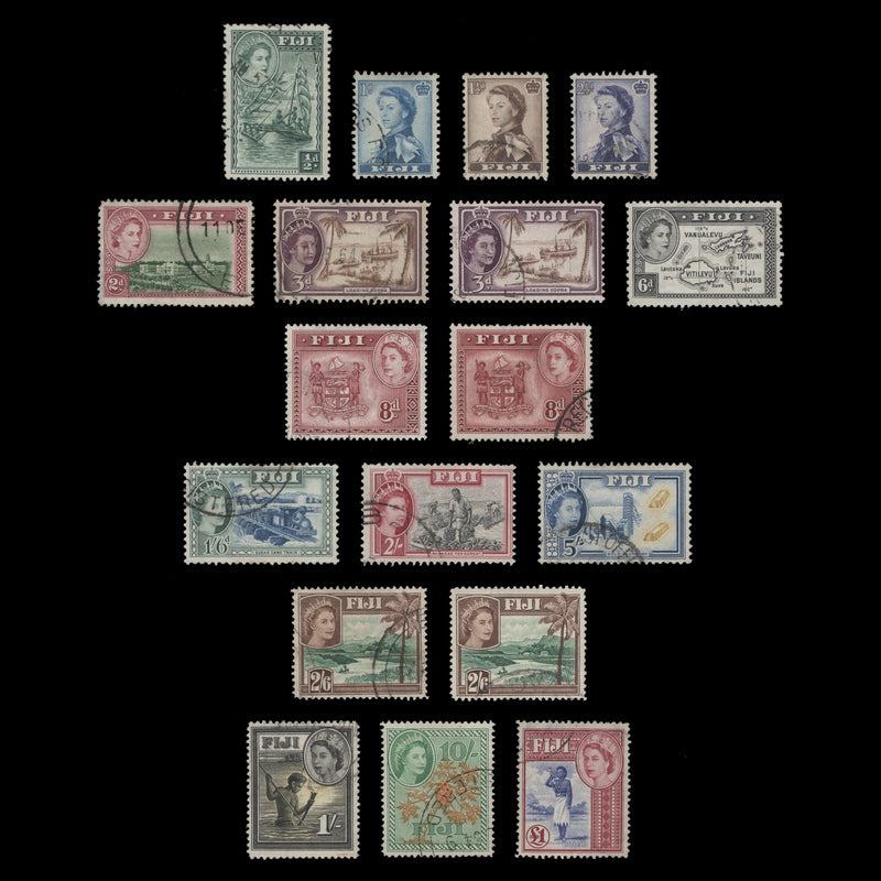 Fiji 1954-56 (Used) Definitives