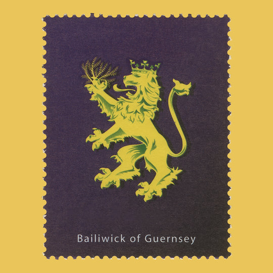 Alderney 2008 (Variety) £5 Lion Rampart missing silver