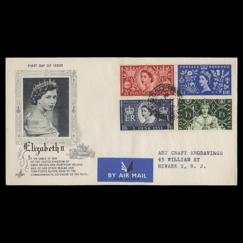 Great Britain 1953 Coronation first day cover, WINDSOR