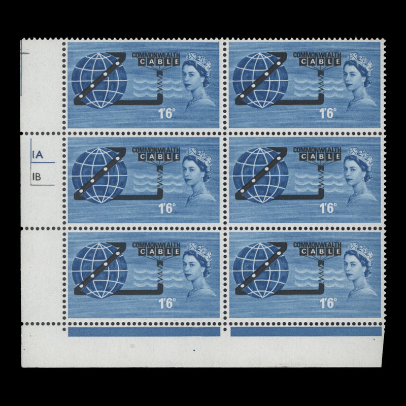 Great Britain 1963 (MNH) 1s6d COMPAC ordinary cylinder block