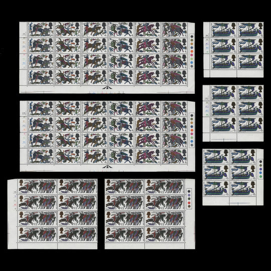 Great Britain 1966 (MNH) Hastings ordinary cylinder and traffic light blocks